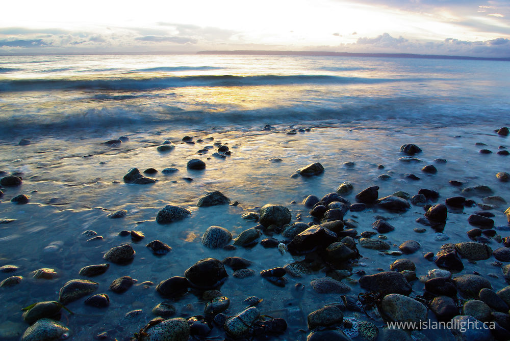 Seascape photo from Smelt Bay Cortes Island, BC Canada.