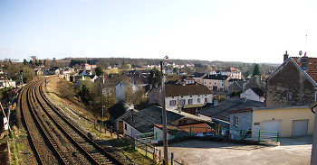 The Tracks ~ Cityscape picture from Aillevillers France.