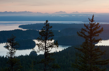 Gourge Harbour  ~ Landscape picture from Cortes Island Canada.