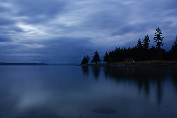 The Point ~ Landscape picture from Cortes Island Canada.