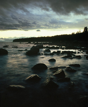  Seascape picture from Cortes Island Canada.