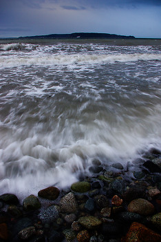 Hernando Horizon ~ Seascape picture from Cortes Island Canada.