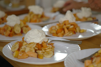 Fruit Salad ~ Food picture from Cortes Island Canada.