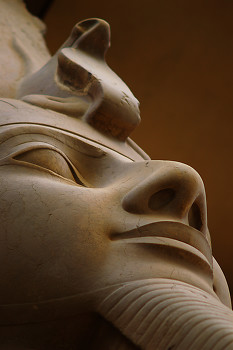 Statue of Ramesses II ~ Ancient Egypt picture from Luxor Egypt.