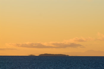 Mitlenatch Mirage ~ Seascape picture from Mitlenatch Island Canada.