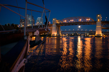 Entering False Creek ~ Boating picture from Vancouver Canada.