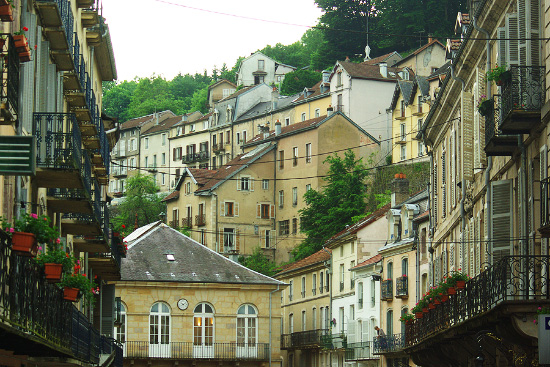 Architecture  picture from  Plombieres-Les-Bains, Vosges France.