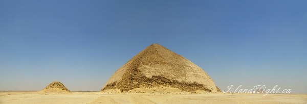 Bent Pyramid ~ Pyramid Photo from Saqqara Egypt. (Click to view options.)