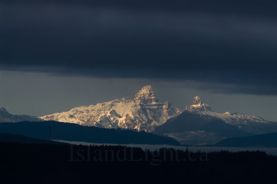 Mountain photo from Vancouver Island BC, Canada Island Light Photography