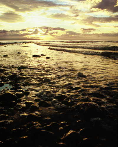 Seascape photo from  Cortes Island, BC Canada.