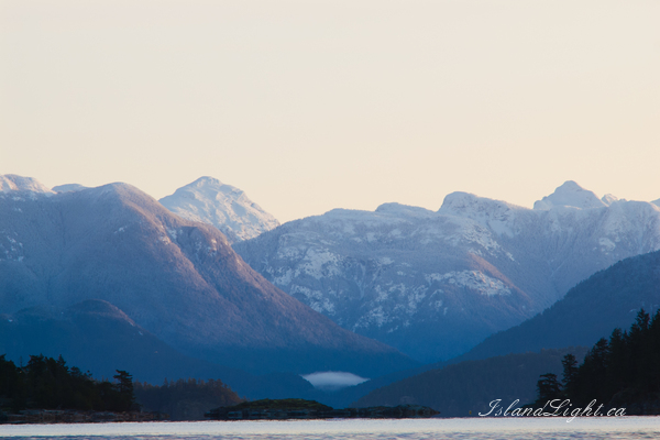 Landscape photo from  Desolation Sound, BC Canada.