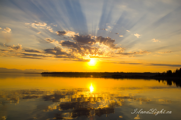 Sunbeams ~ Sunburst Photo from Mansons Landing Canada. (Click to view options.)