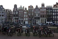 Beside the Canal - Amsterdam Bicycles photo