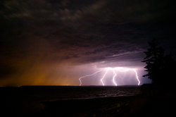 Four Bolts of Lightening -  Lightening photo