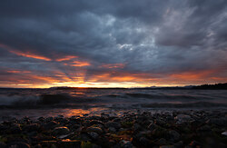 Story Sunset at Smelt Bay 1 - Cortes Island  photo