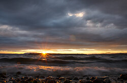 Sun on a Stormy Day - Cortes Island  photo