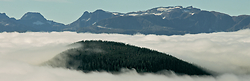 Alpine Panorama - Vancouver Island Mountain Panorama photo