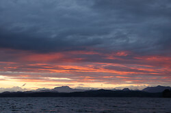 Clouds Watching the Sunset - Cortes Island Sky photo