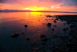  Cortes Island Sunset photo
