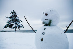 Snowman -  Winter photo