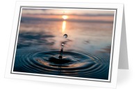 One More Drop in the Ocean - Droplet photo from Smelt Bay Cortes Island British Columbia, Canada