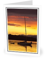 Sailboat #501 - Sailboat photo from Mansons Landing Cortes Island BC, Canada