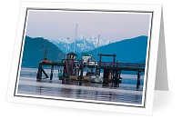 Squirrel Cove Dock - Seascape  photo from Squirrel Cove Cortes Island BC, Canada