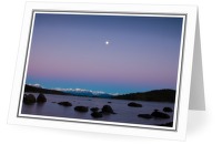 Moon Rise - Night Sky photo from  Desolation Sound BC, Canada