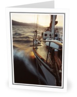 Sailboat #3 - Sailboat photo from  Georgia Strait BC, Canada