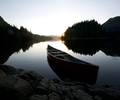 Port Neville Evening - Canoe photo from  Port Neville BC, Canada