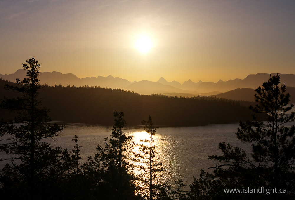 Landscape  photo from  Cortes Island, British Columbia Canada.