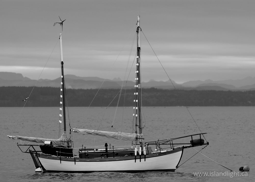 Boating photo from  Cortes Island, BC Canada.