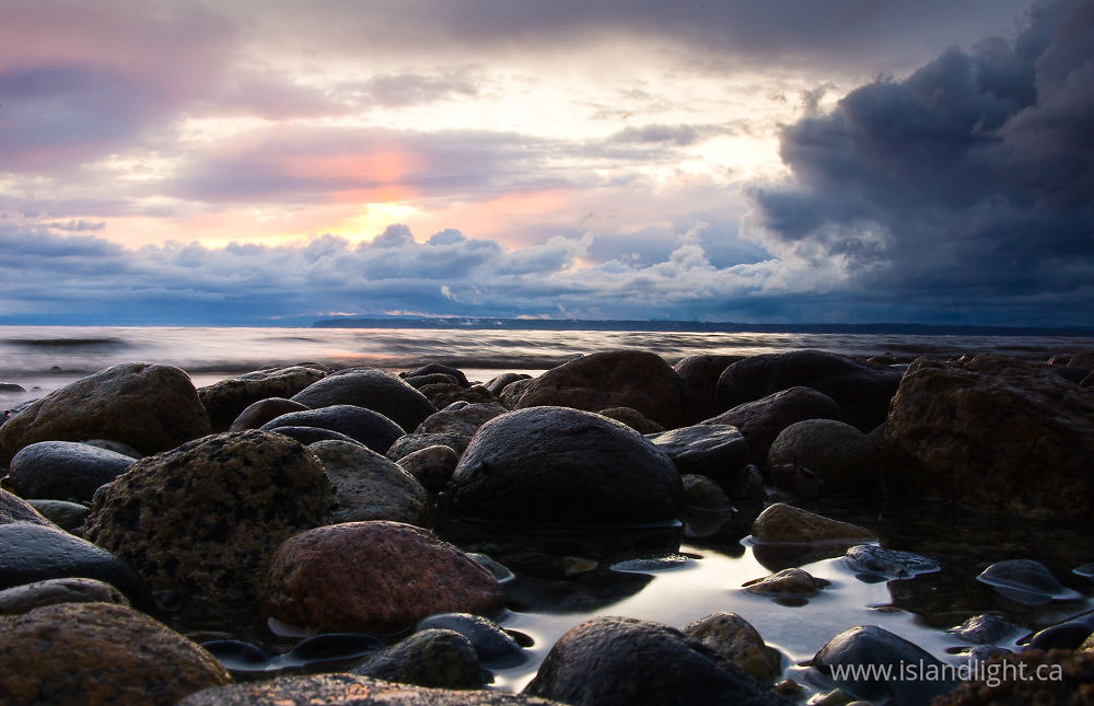 Seascape  photo from Smelt Bay Cortes Island, BC Canada.