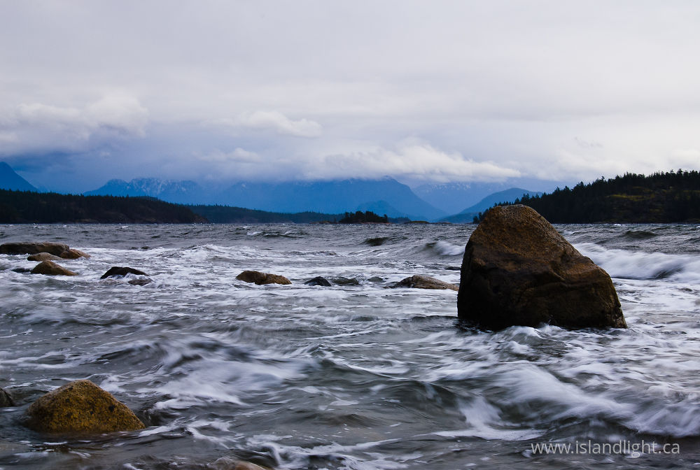Seascape  photo from  Cortes Island, BC Canada.