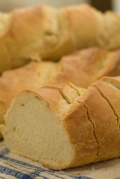 French Bread ~ Baking picture from Cortes Island Canada.