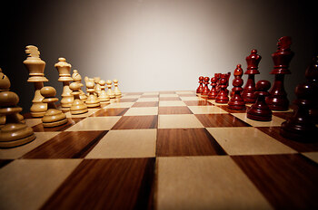 Before the Game ~ Board Game picture from Cortes Island Canada.