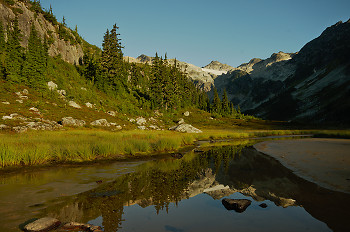 Brandywine Mountain Reflection 2 ~ Landscape  picture from Brandywine Valley Canada.