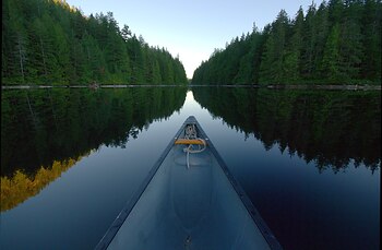 Heading for the gap ~ Boating  picture from Cortes Island Canada.
