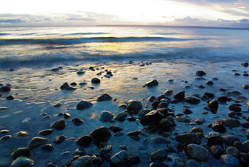  Seascape picture from Cortes Island Canada.