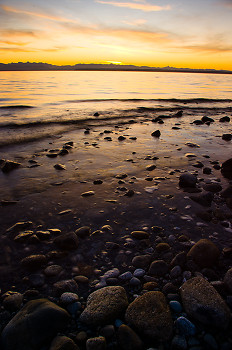 West Shore ~ Seascape  picture from Cortes Island Canada.
