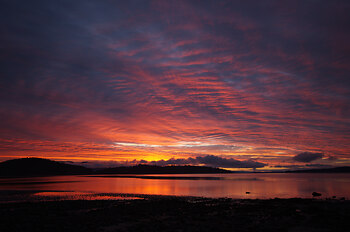 Yet Another Breathtaking Sunrise ~ Sunrise picture from Cortes Island Canada.