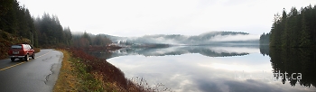 Gunflint Lake Panorama ~ Travel picture from Cortes Island Canada.