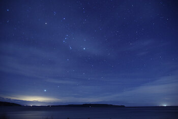 Orion over Hernando Island ~ Star picture from Hernando Island Canada.