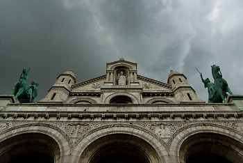 Sacre Coeur ~ Church picture from Paris France.