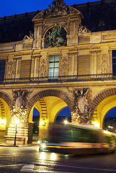 Public transit ~ Cityscape  picture from Paris France.