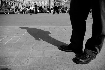 Visitor In Paris ~ Travel picture from Paris France.