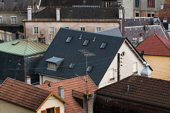 Plombieres Rooftops No. 3 ~ Architecture  picture from Plombieres-les-Bains France.