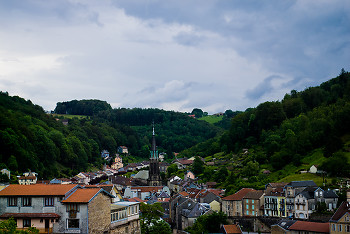 Plombiers Les-Bains ~ Mountain Village picture from Plombiers France.