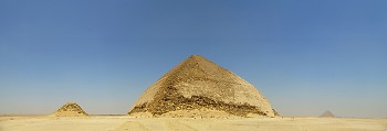 Bent Pyramid ~ Pyramid picture from Saqqara Egypt.