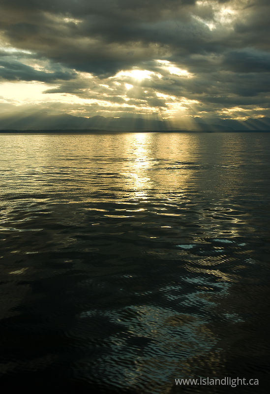Sun over the Salish Sea -   photo